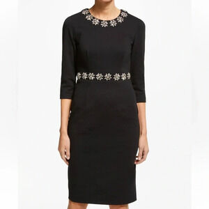 Boden jeweled black dress size 12R